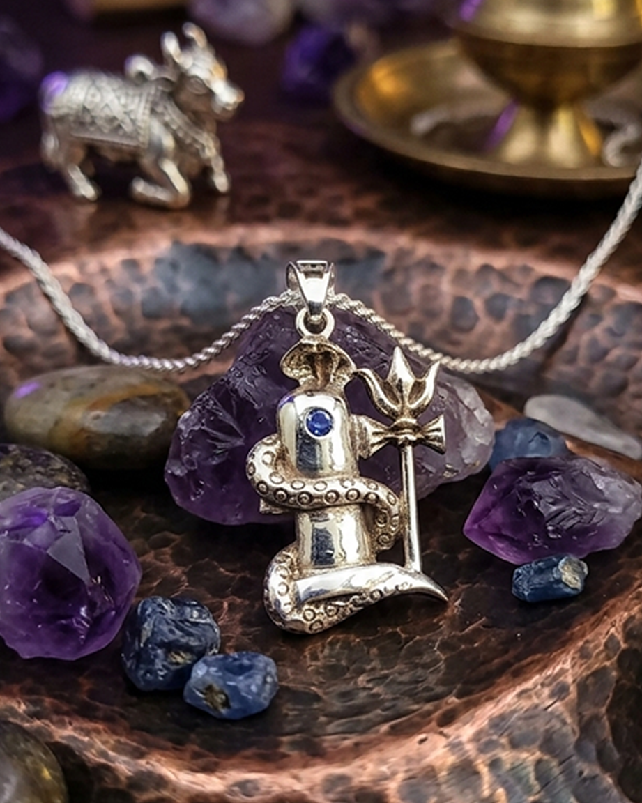 P01 Shivling Pendant Necklash