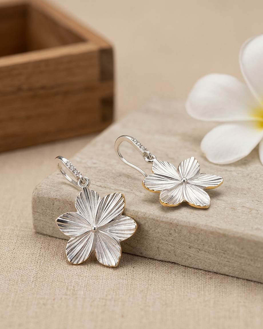 E09 Charm Earrings CZ