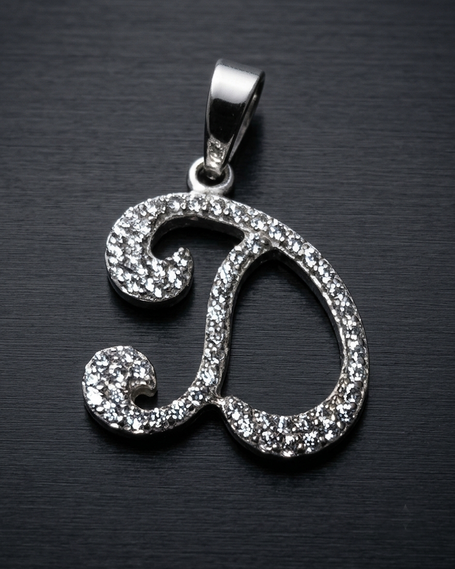 P11 CZ. J+D Later Pendant Necklace