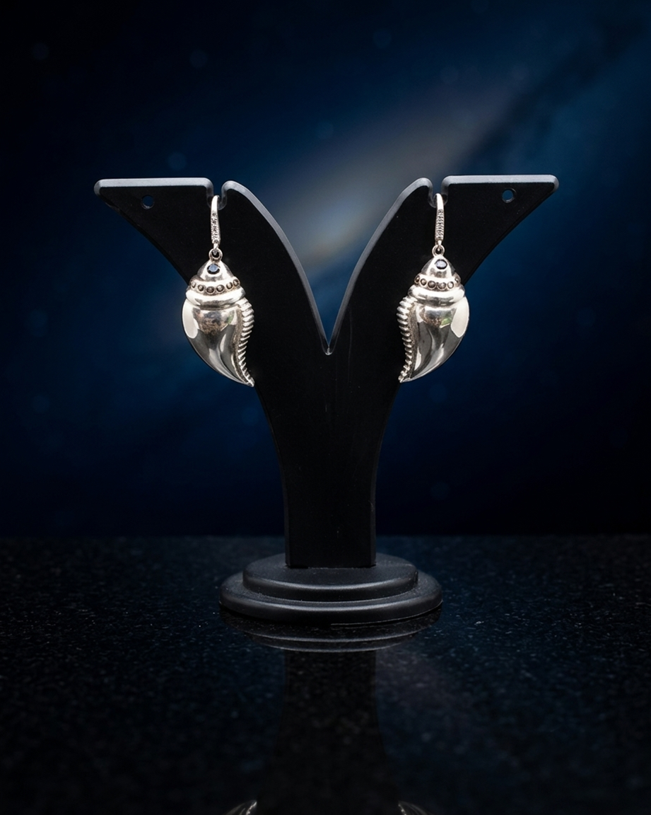 E06 Black Spinal & CZ. Shell Eyring