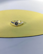 R16 CZ. Diamond Luking Close Seting Adjustable Ring