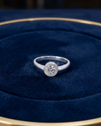 R16 CZ. Diamond Luking Close Seting Adjustable Ring
